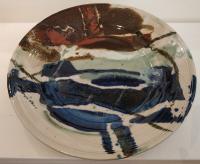 Abstract large Plate by Peter Lee